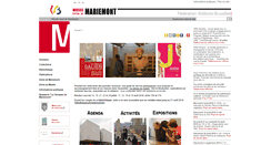 Desktop Screenshot of musee-mariemont.be
